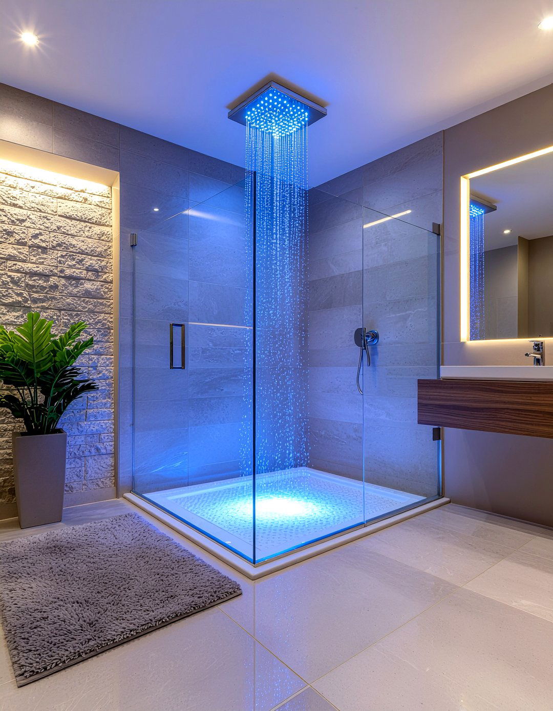 Chromotherapy Lighting - 30 bathroom future trend ideas