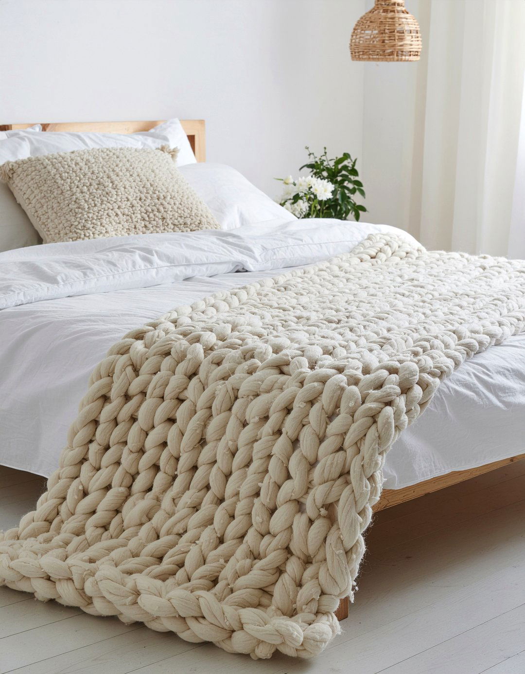 Chunky Knit Blanket - 30 bedroom blankets