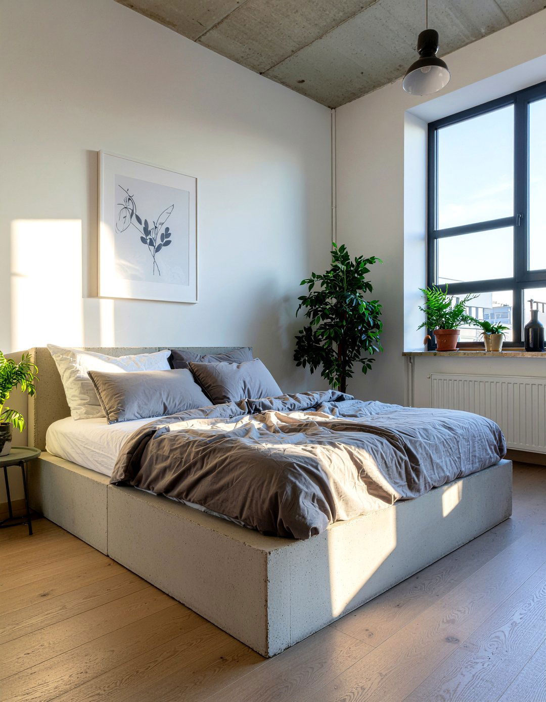 Cinder Block Bed Frame - 30 cheap bedroom furniture ideas