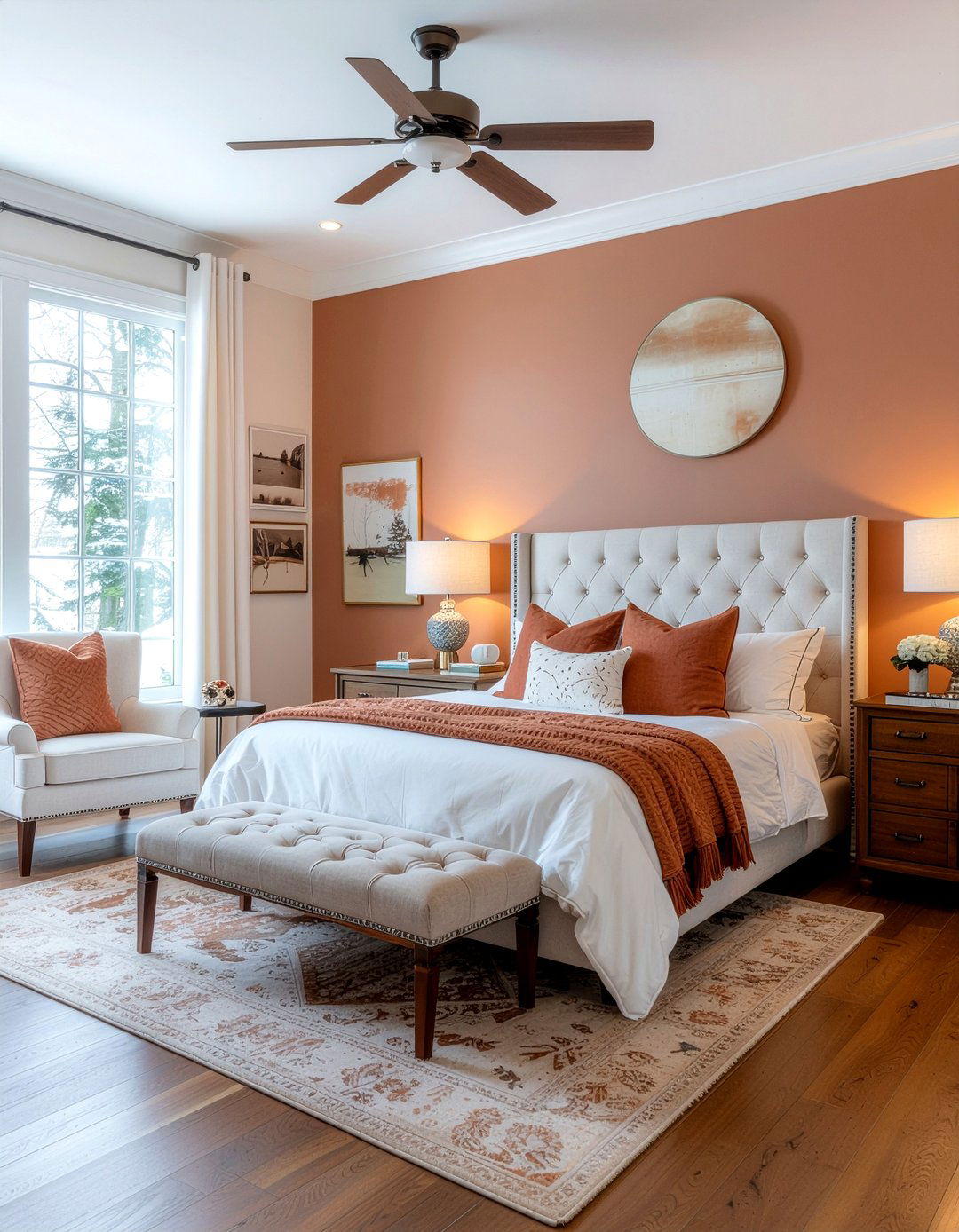 Cinnamon spice bedroom - 30 warm toned bedroom ideas