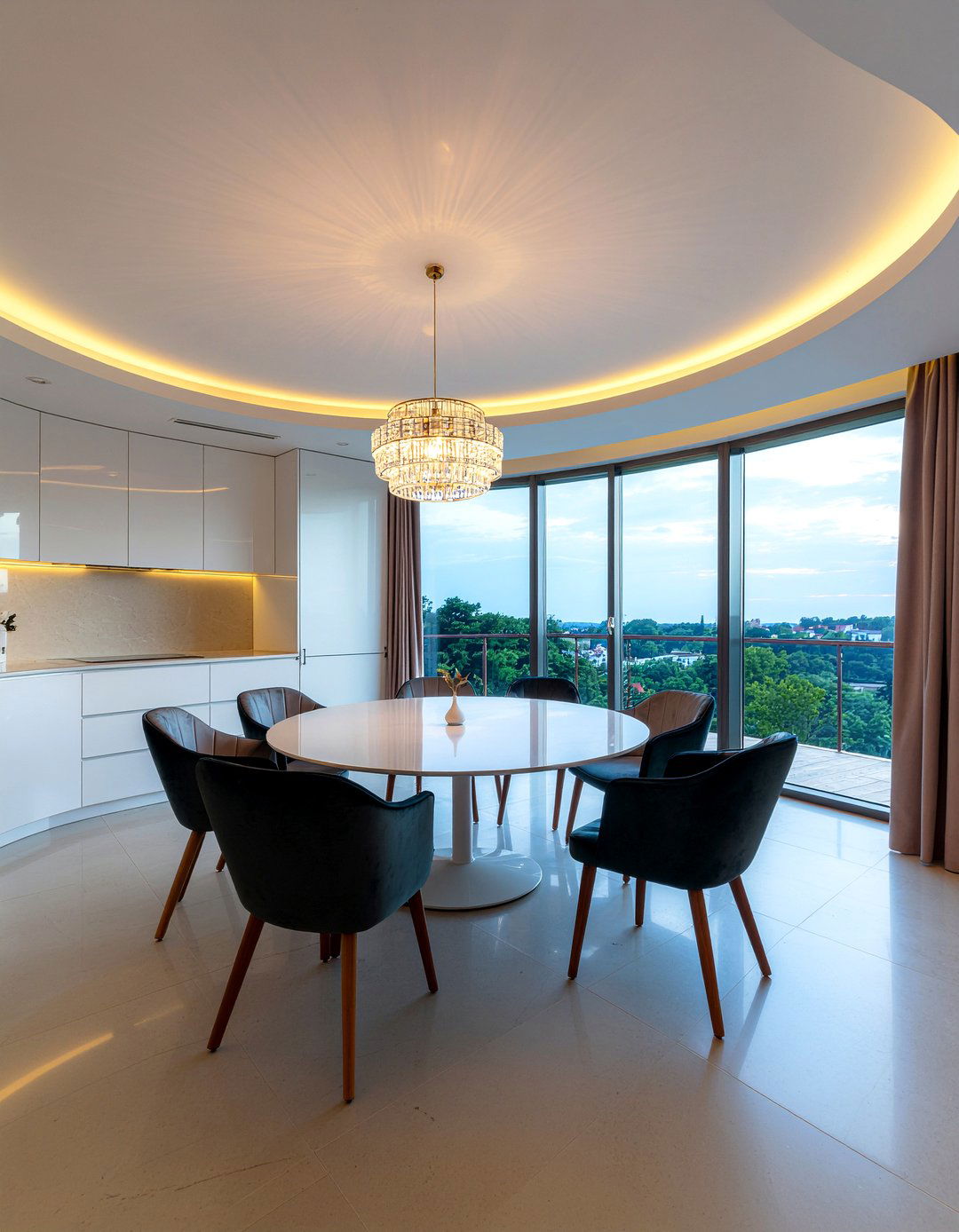 Circular Dining Room Dimensions - 30 dining room dimension ideas