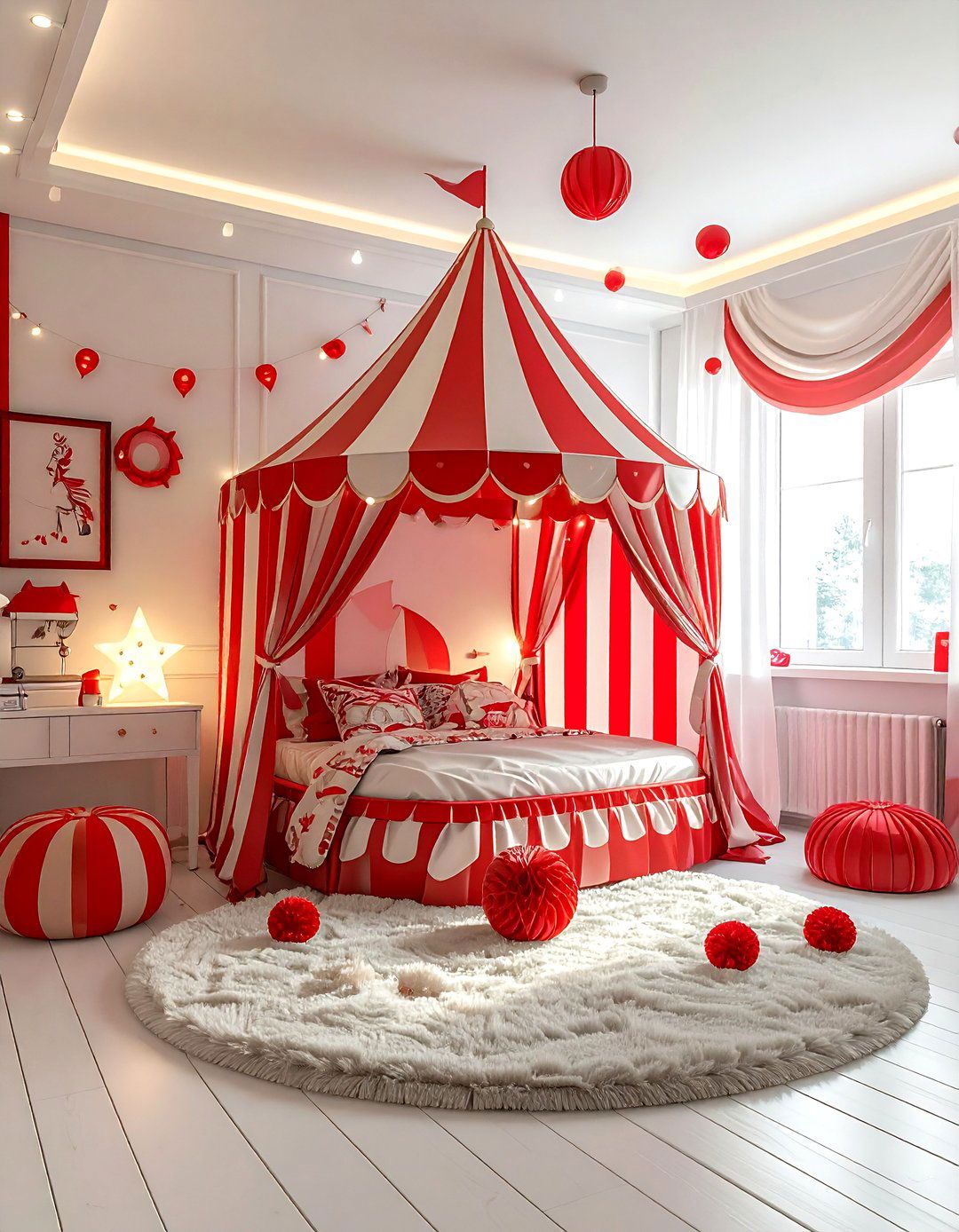 Circus Theme Kids Room - 30 toddler bedroom ideas