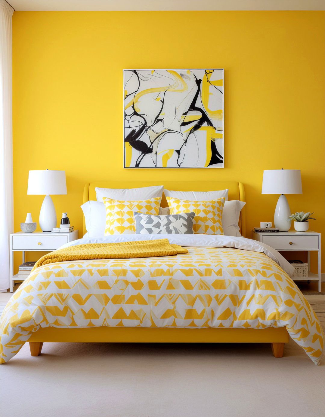 Citrine yellow bedroom - 30 jewel toned bedroom ideas