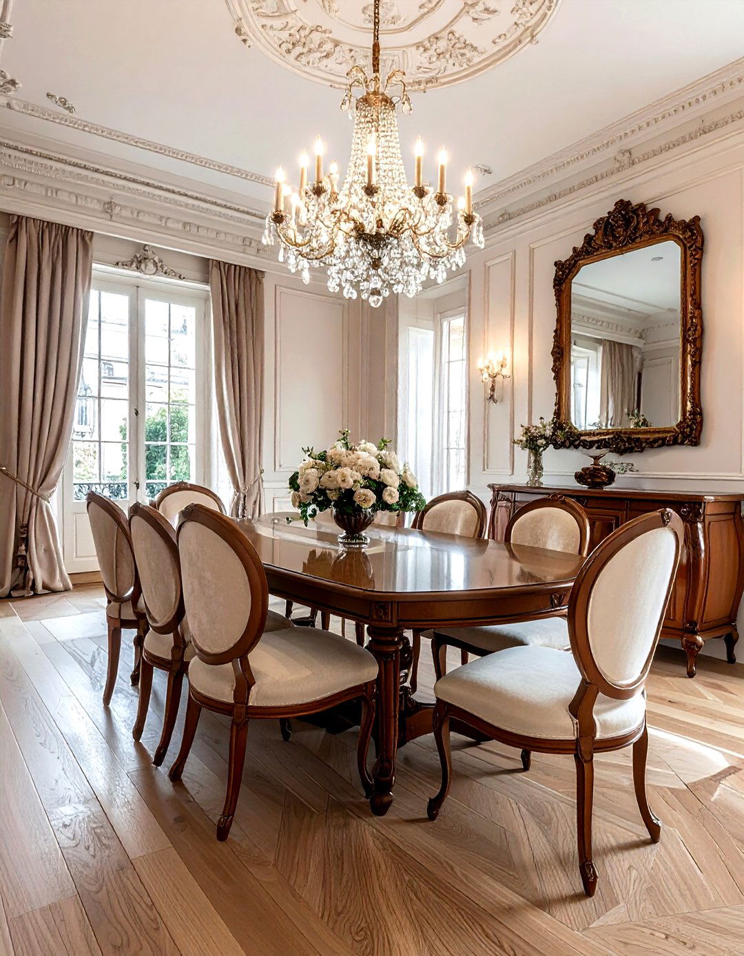 Classic French Dining Room - 30 French dining room ideas