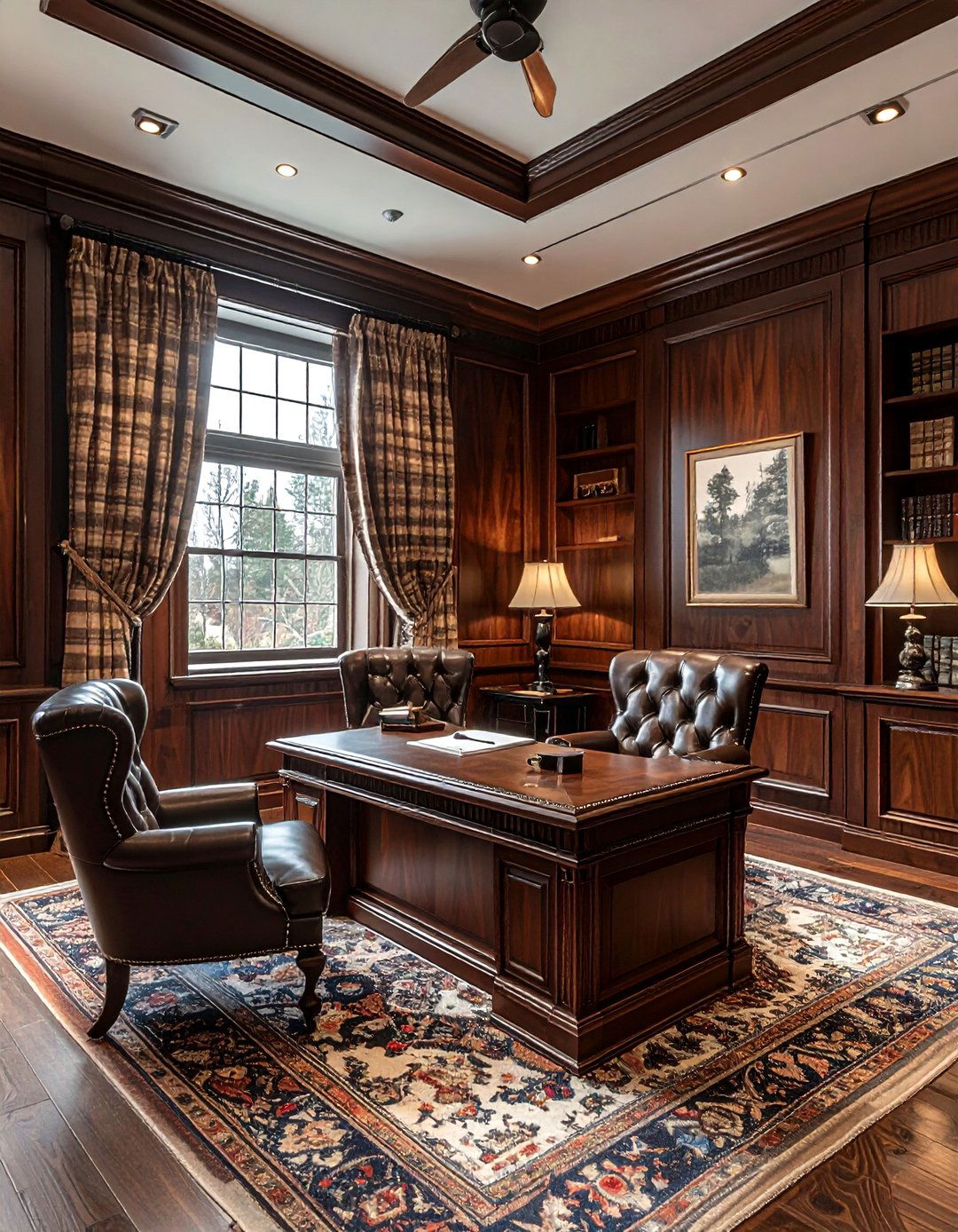 Classic Study - 30 traditional home decor ideas