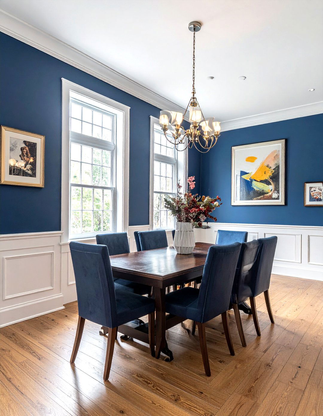 Classic Wainscoting Wall Decor - 30 stately dining room ideas