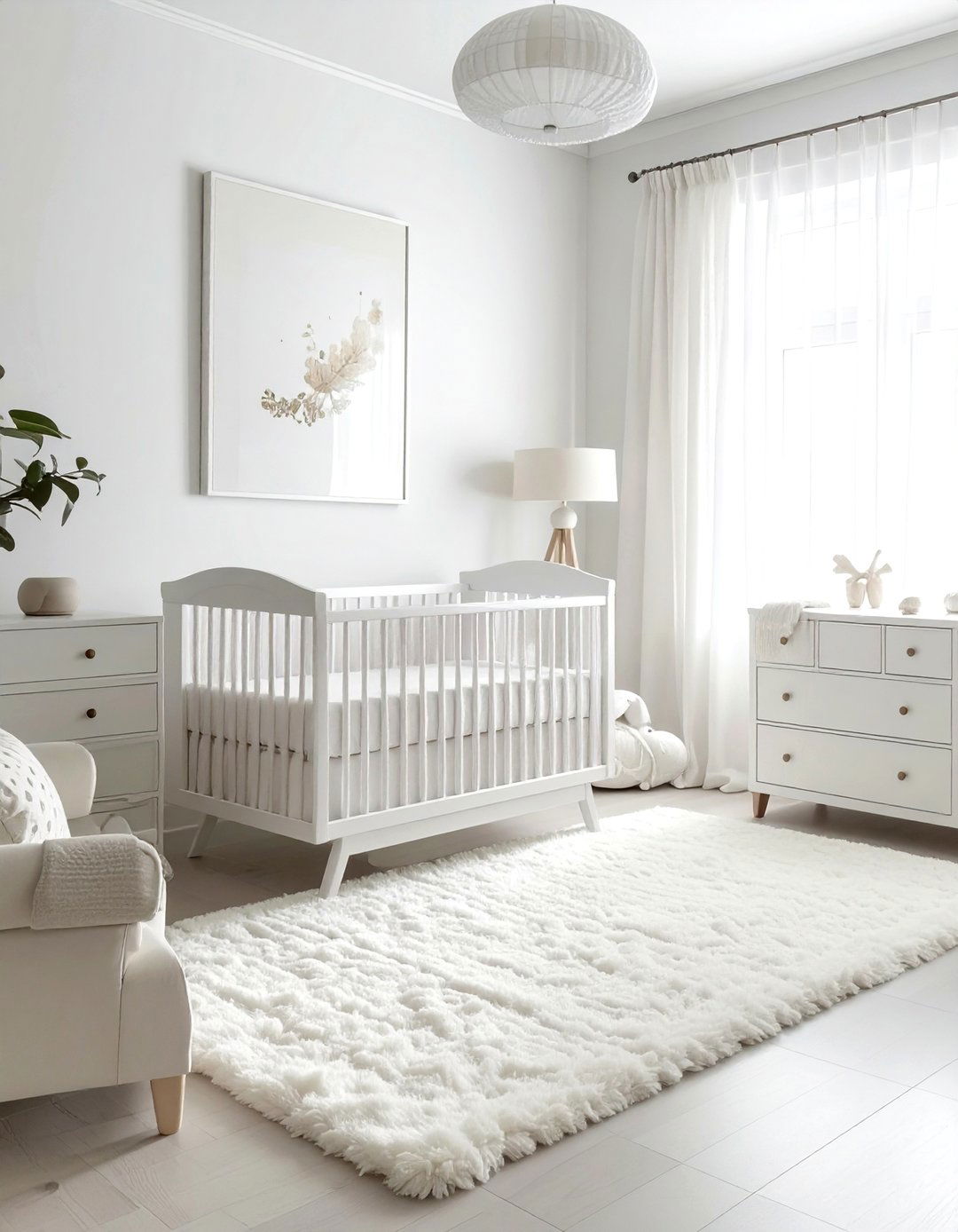 Classic White Nursery - 30 newborn bedroom ideas