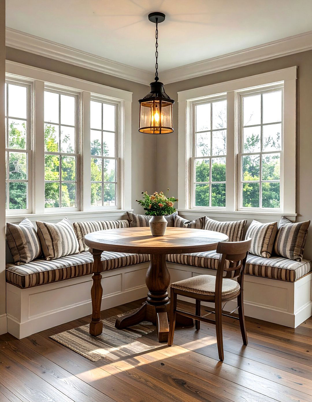 Classic breakfast nook - 30 traditional decor ideas