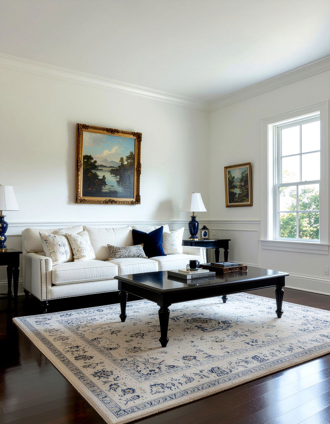 Classic wainscoting - 30 living room millwork ideas