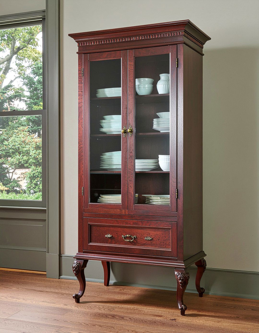Claw foot cabinet - 30 living room Regency furniture ideas