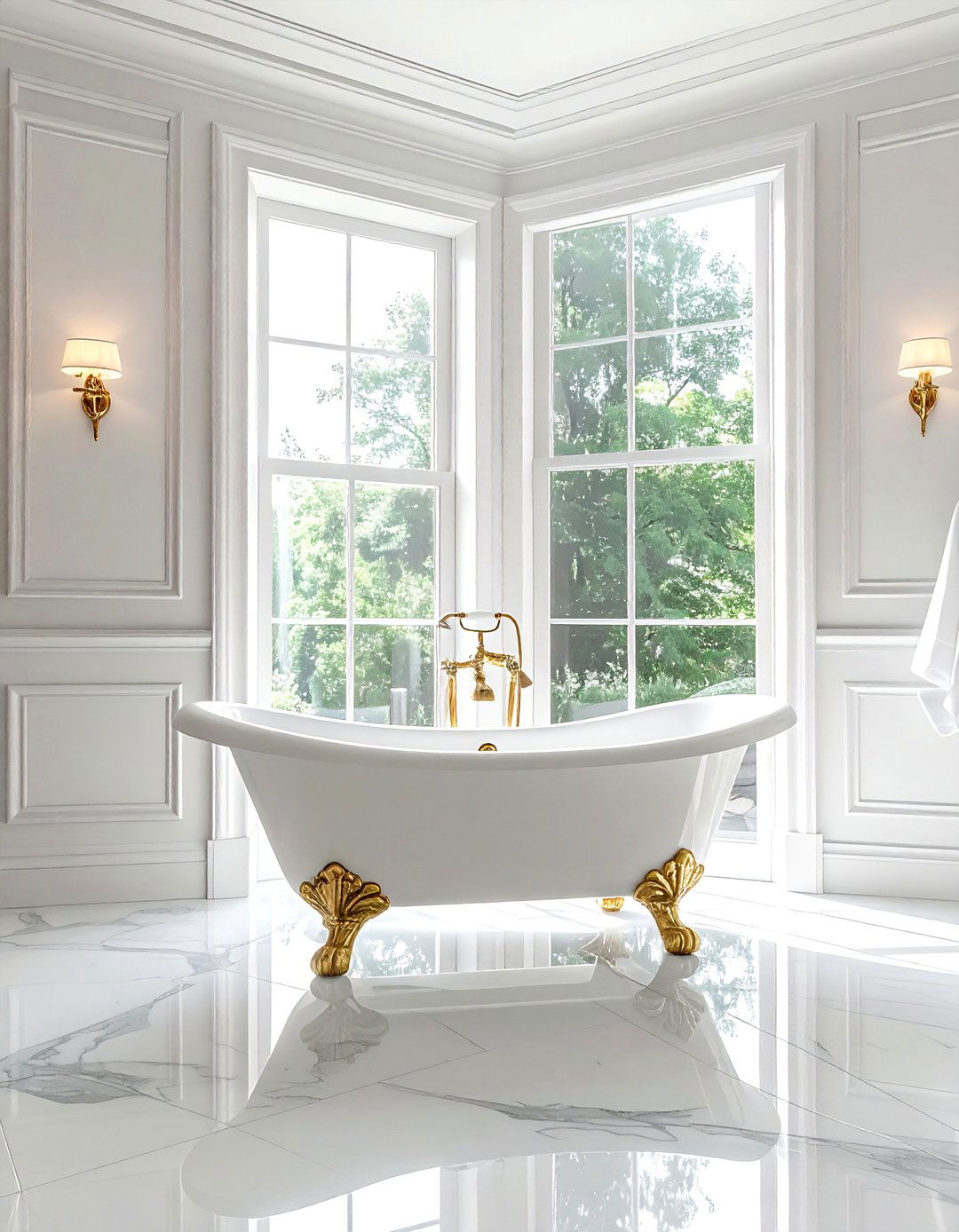 Clawfoot Tub - 30 timeless bathroom ideas