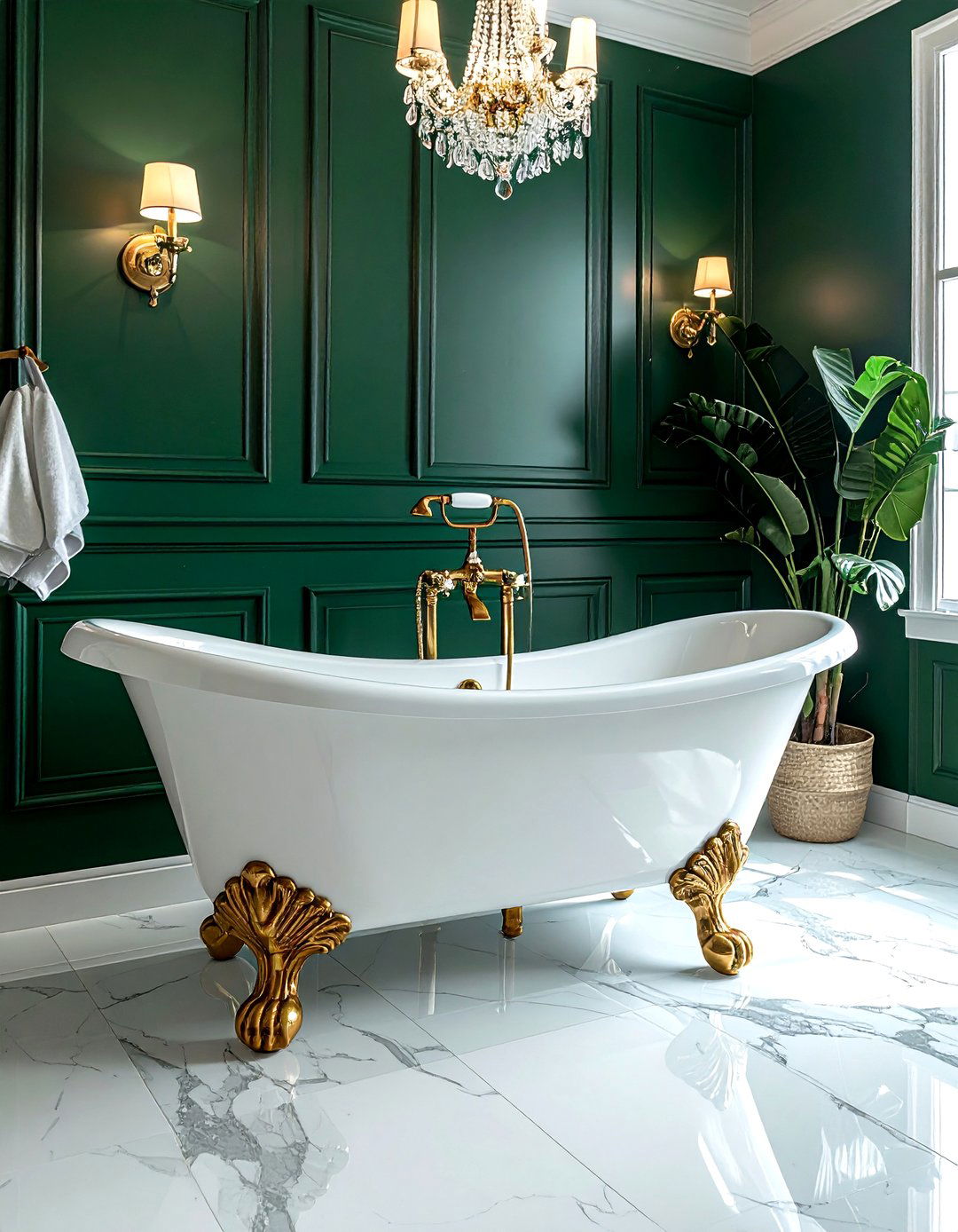 Clawfoot Tub - 30 Victorian bathroom ideas