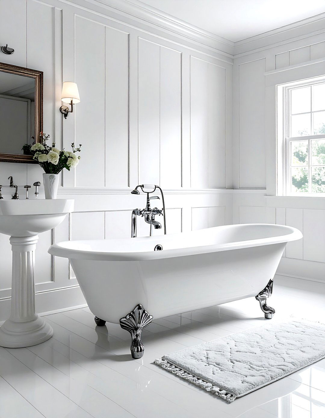 Clawfoot Tub - 30 bathroom redesign ideas