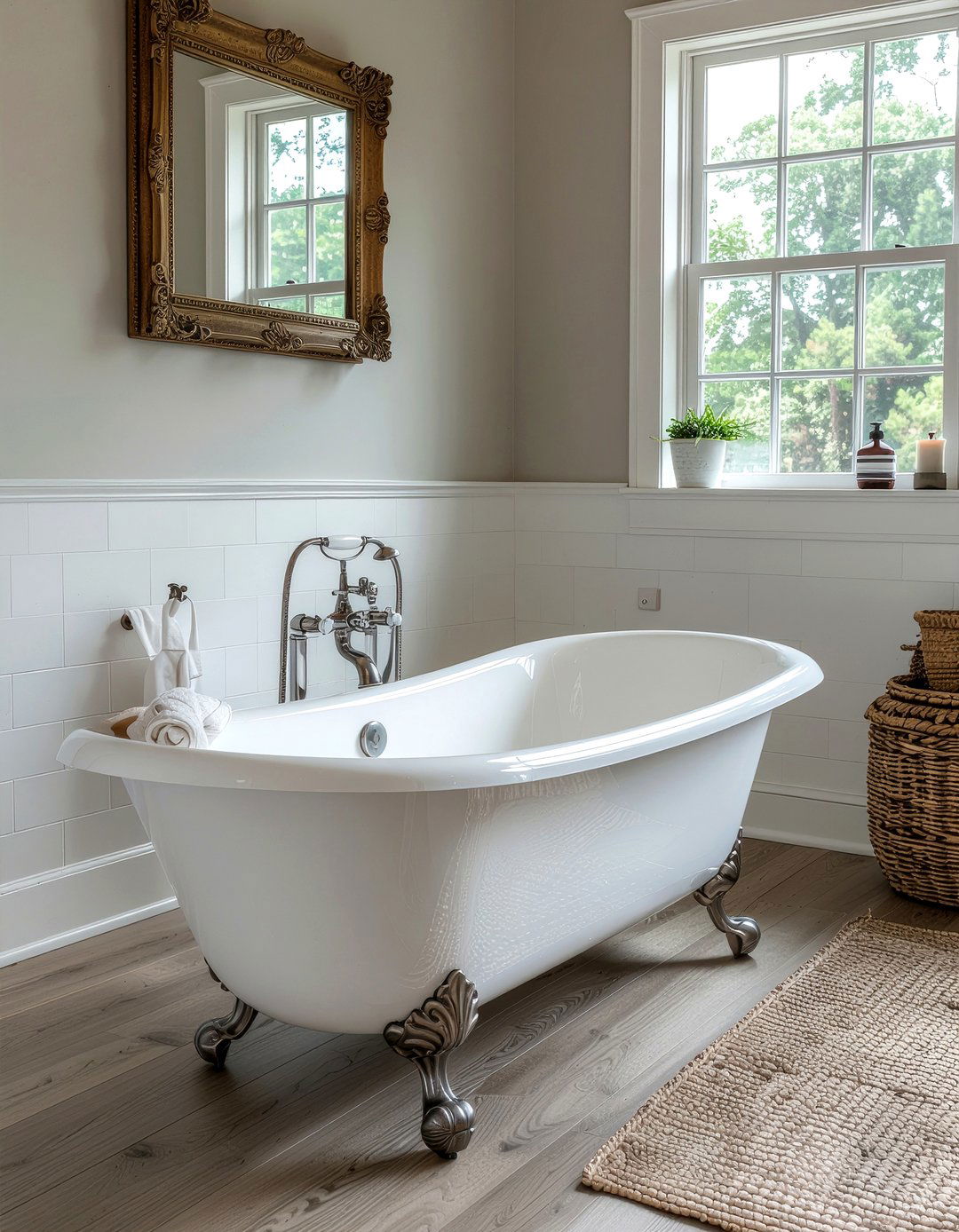 Clawfoot Tub - 30 bathroom timeless element ideas