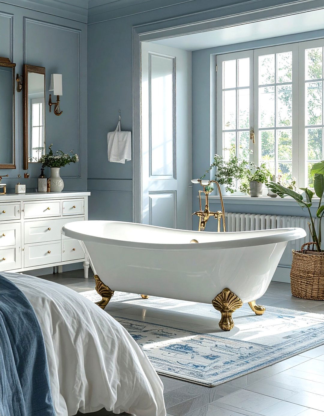 Clawfoot Tub In Bedroom - 30 old house bedroom ideas