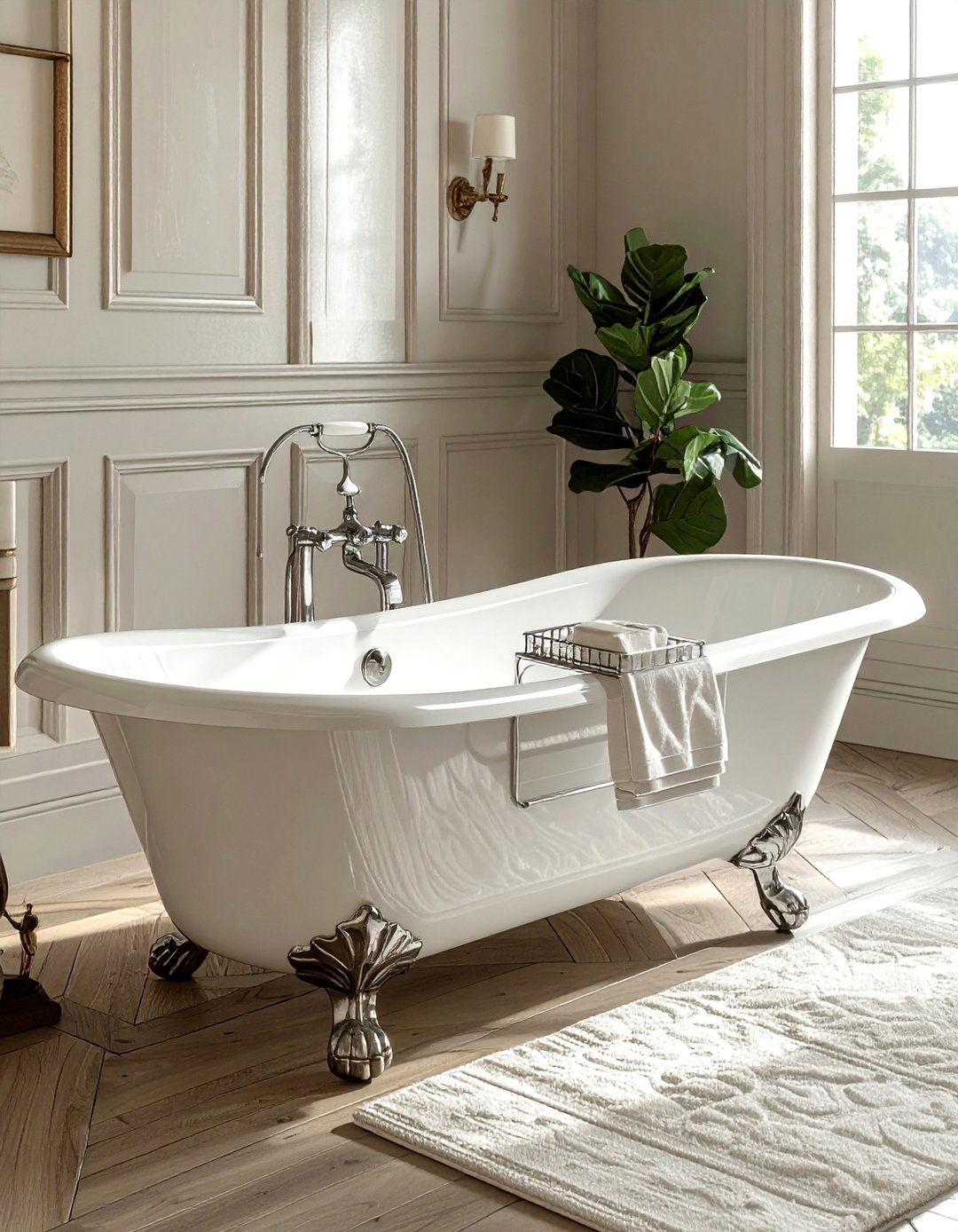 Clawfoot Tub Soap Caddy - 30 bathroom soap dish ideas