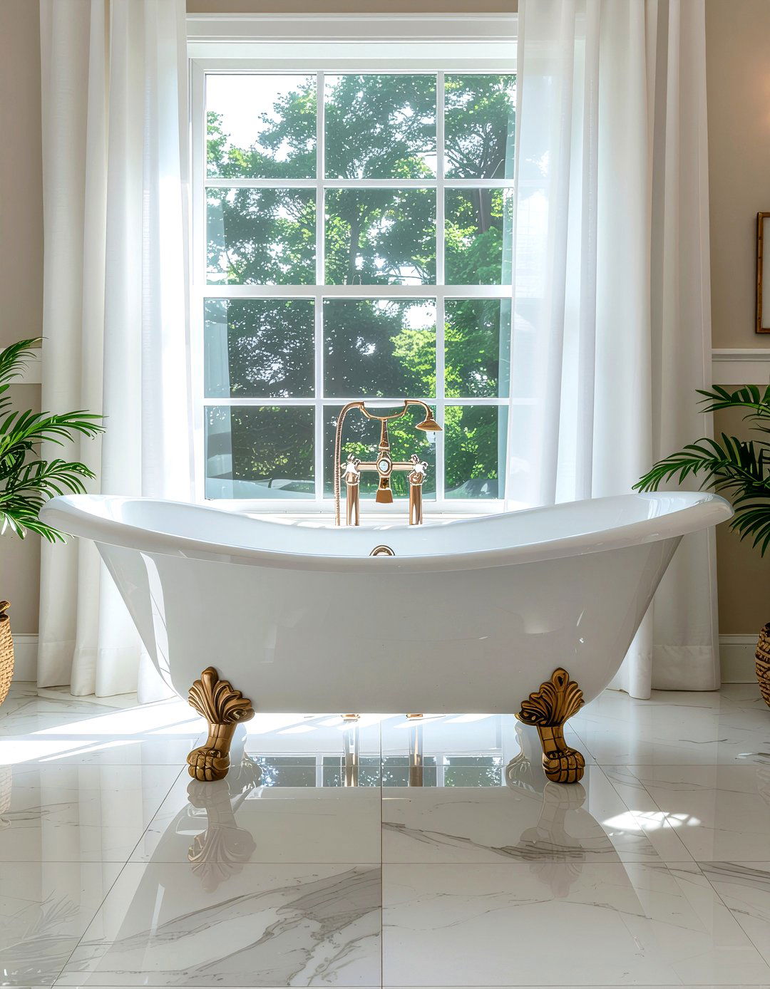 Clawfoot bathtub - 30 enduring decor ideas