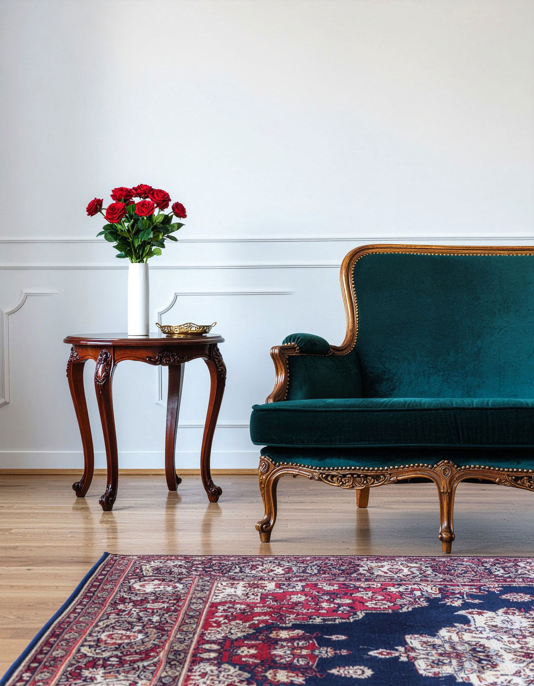 Clawfoot side table - 30 living room classic furniture ideas