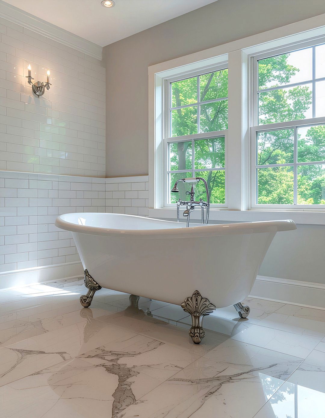 Clawfoot soaking tub - 30 Fixer Upper decor ideas