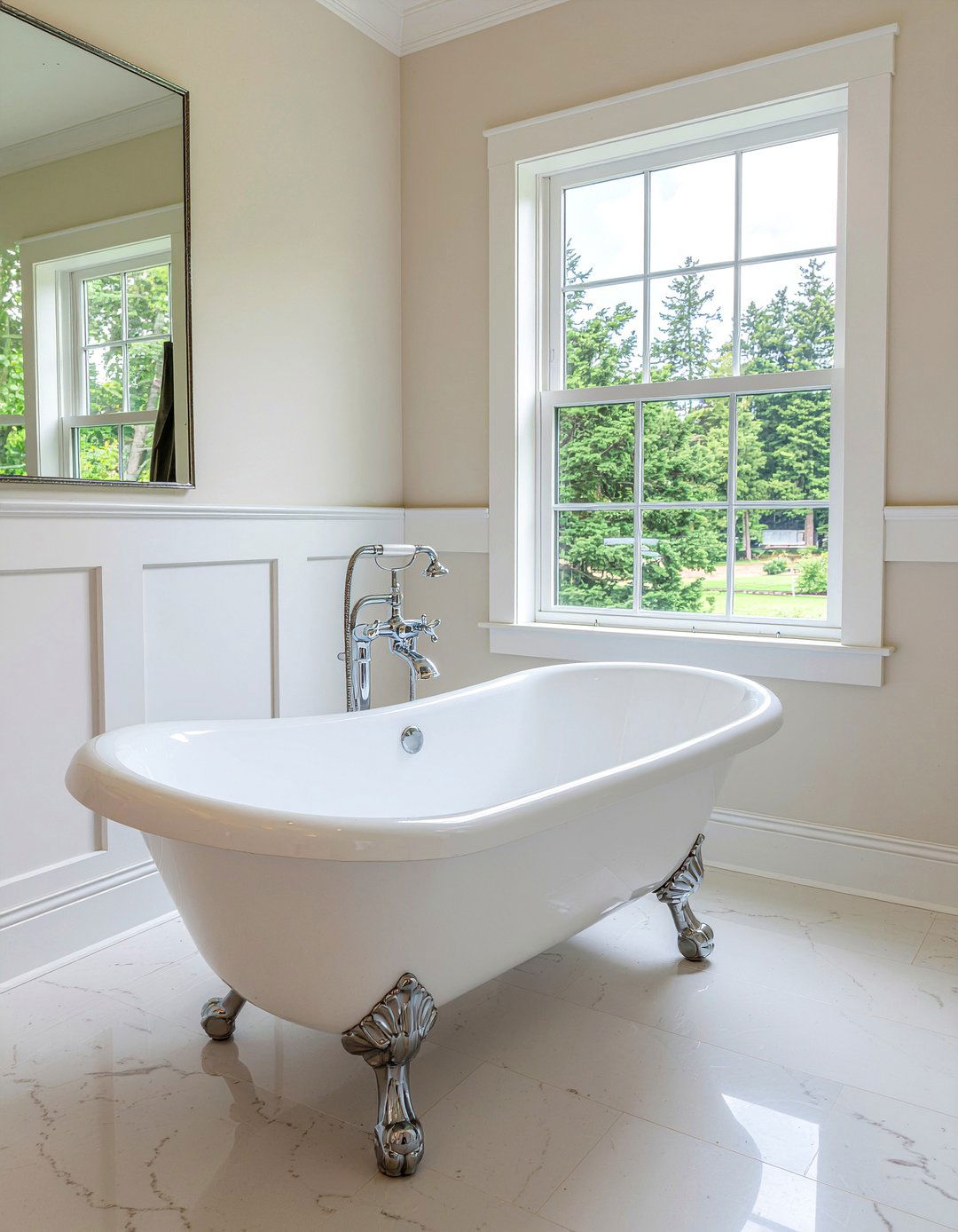 Clawfoot tub - 30 luxe bathroom ideas