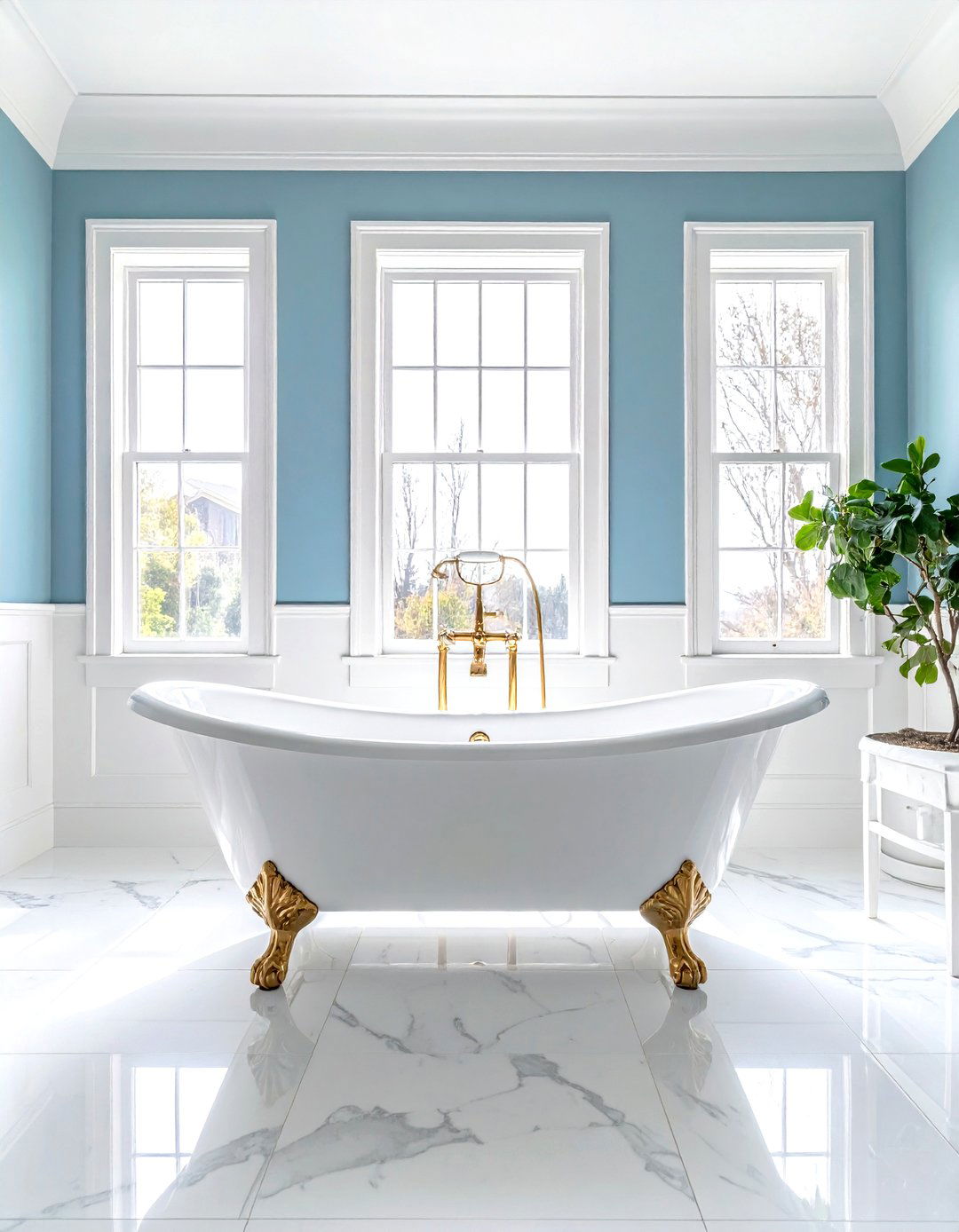 Clawfoot tub - 30 Southern bathroom ideas