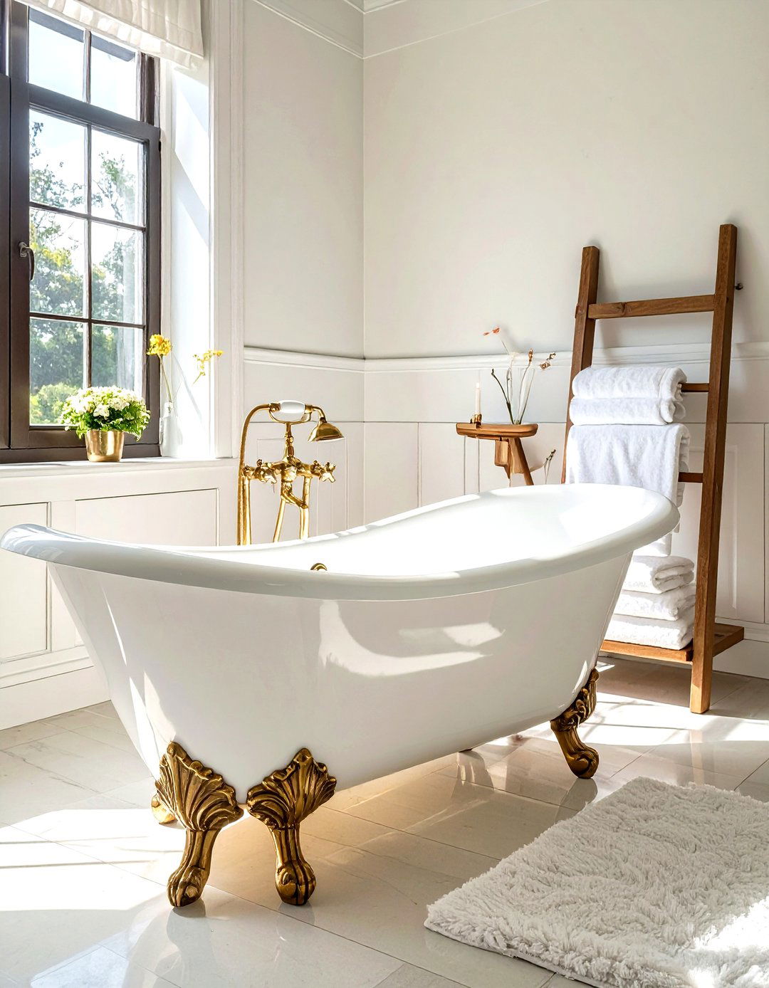 Clawfoot tub - 30 traditional bathroom ideas