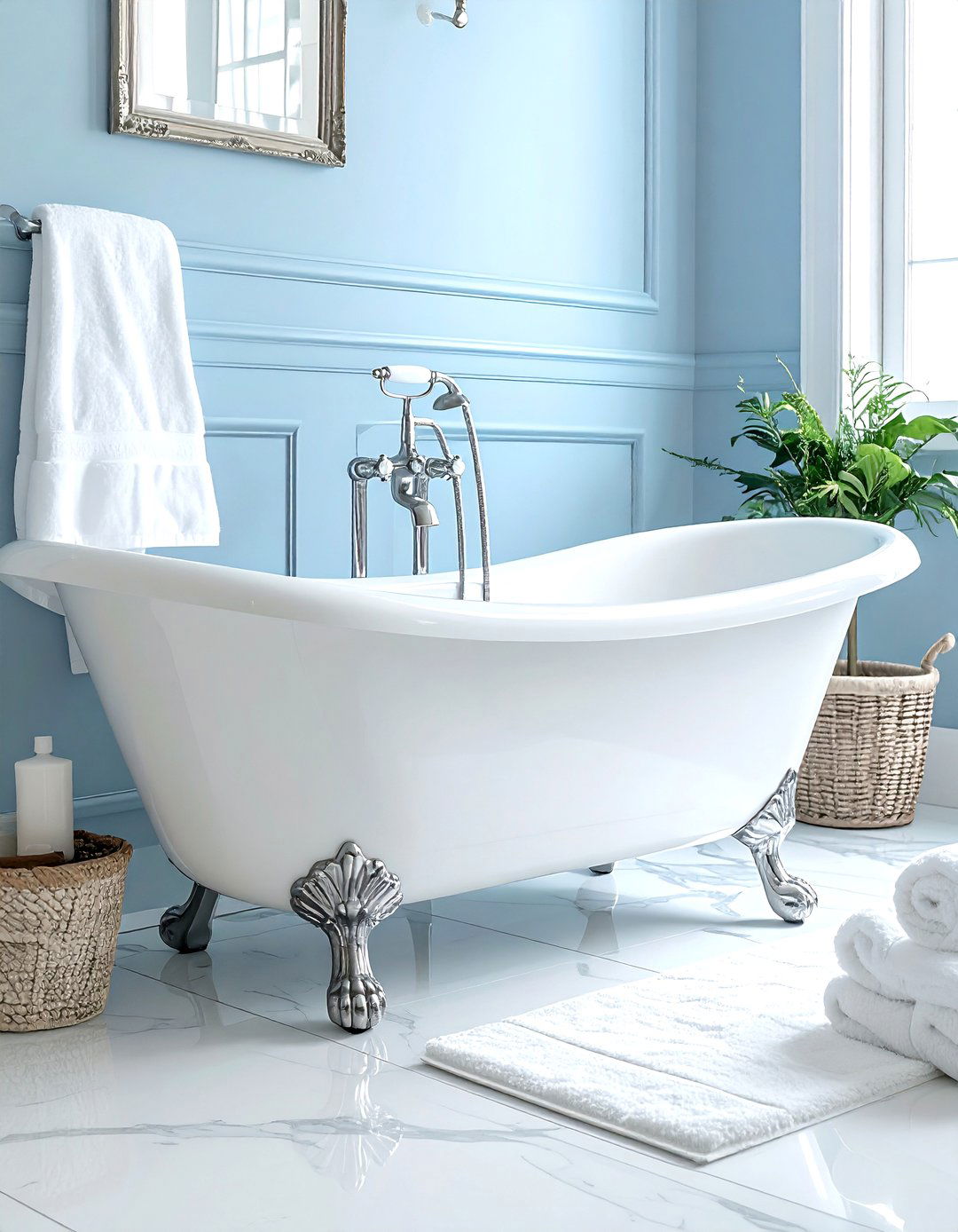Clawfoot tub - 30 vintage bathroom ideas