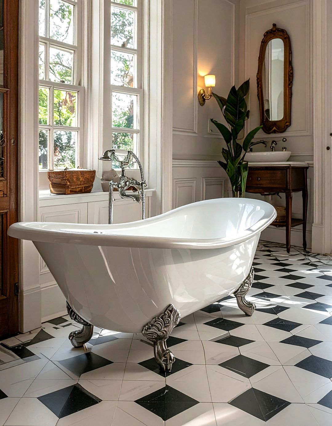 Clawfoot tub - 30 bathroom remodel ideas