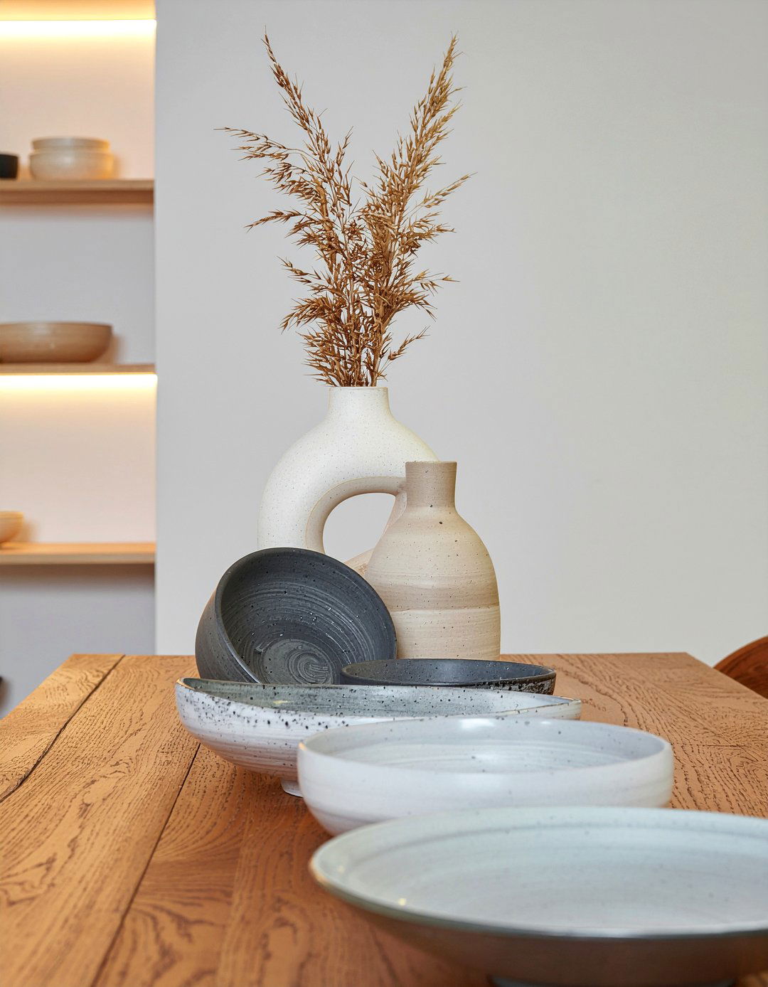 Clay Pottery Decor - 30 earthy dining room ideas