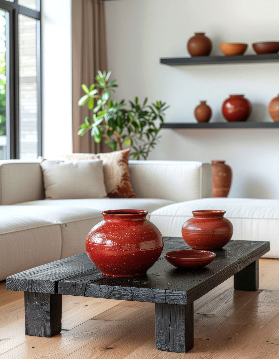 Clay Pottery Decor - 30 Mexican living room ideas