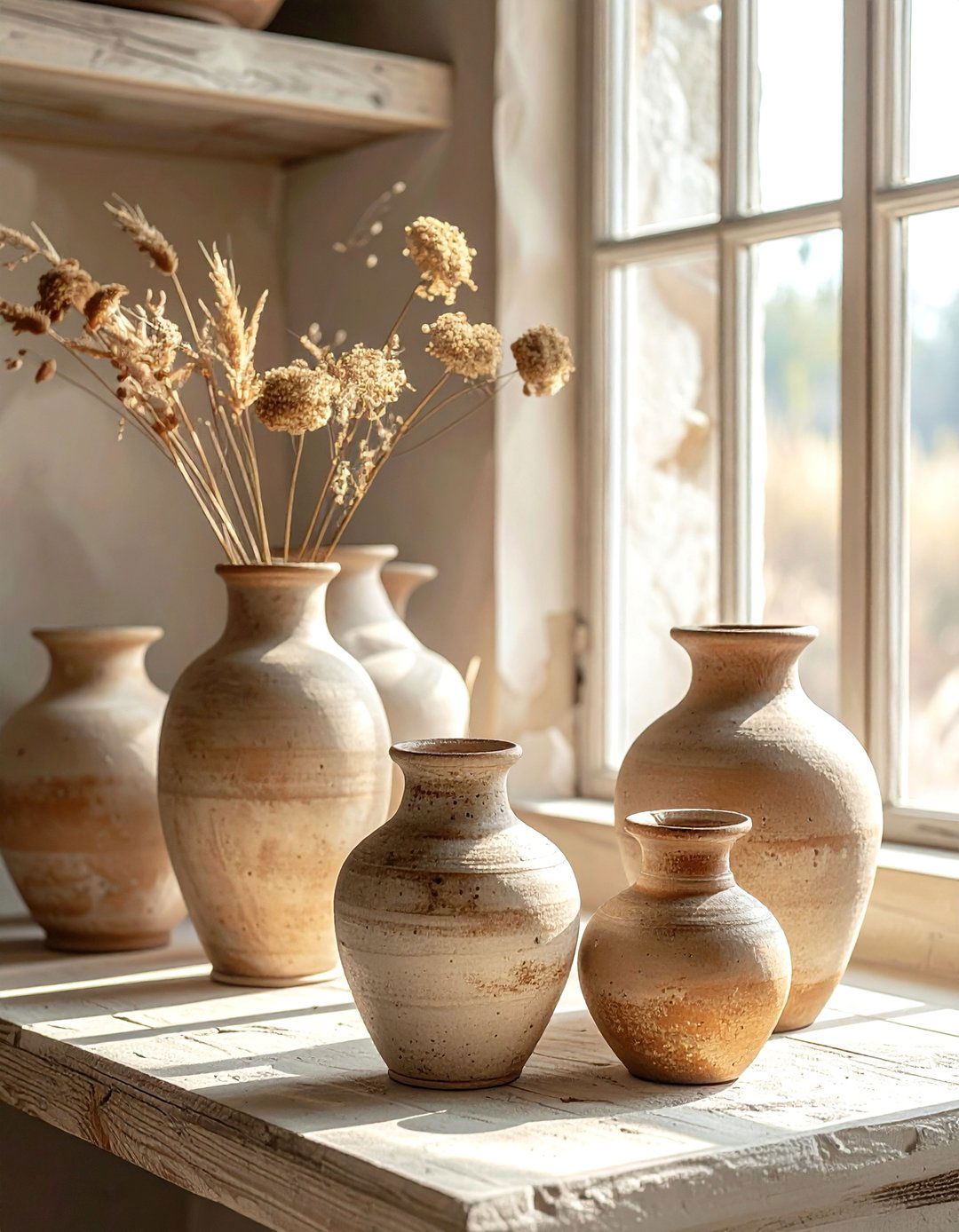Clay Pottery - 30 mindful decor ideas