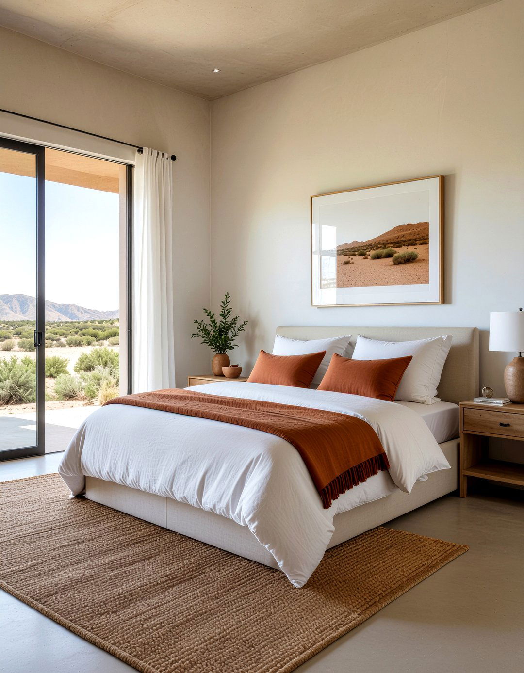 Clay and rust bedroom tones - 30 rust bedroom ideas