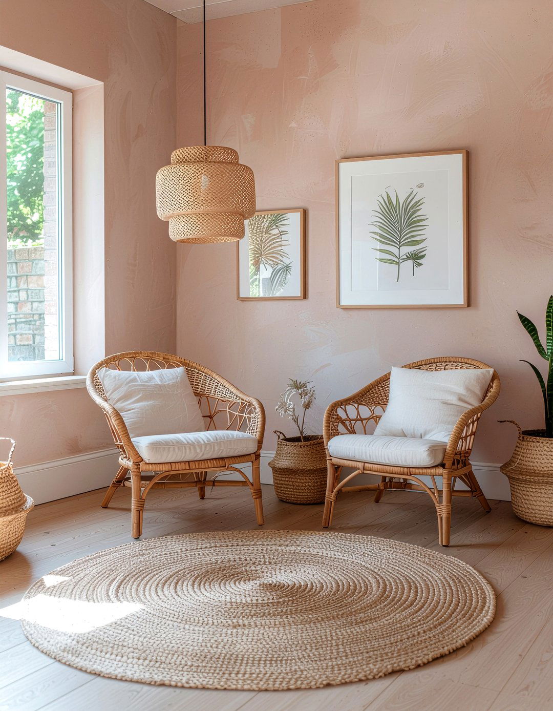 Clay colored living room - 30 warm toned living room ideas