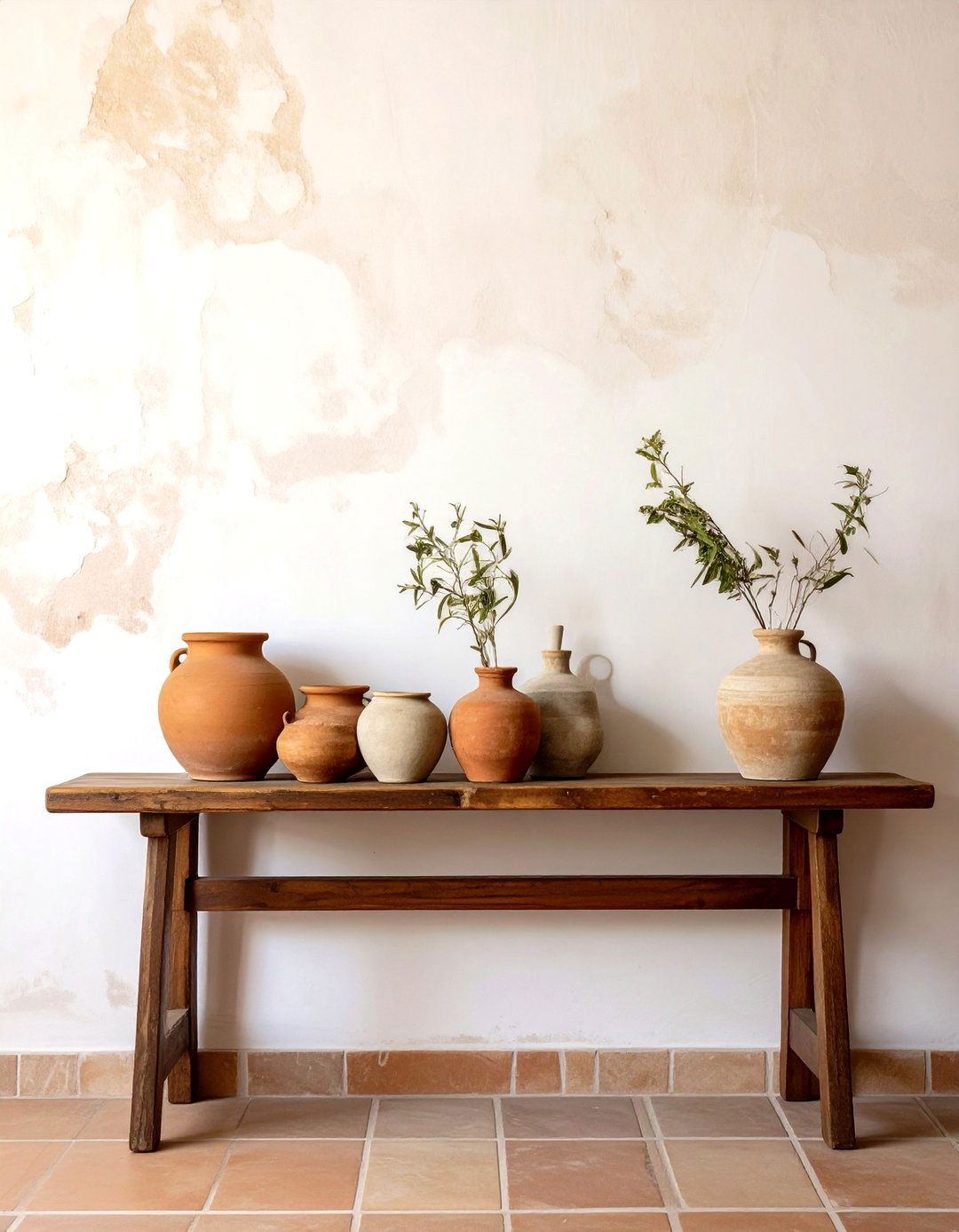 Clay pottery vase - 30 Mediterranean home decor ideas