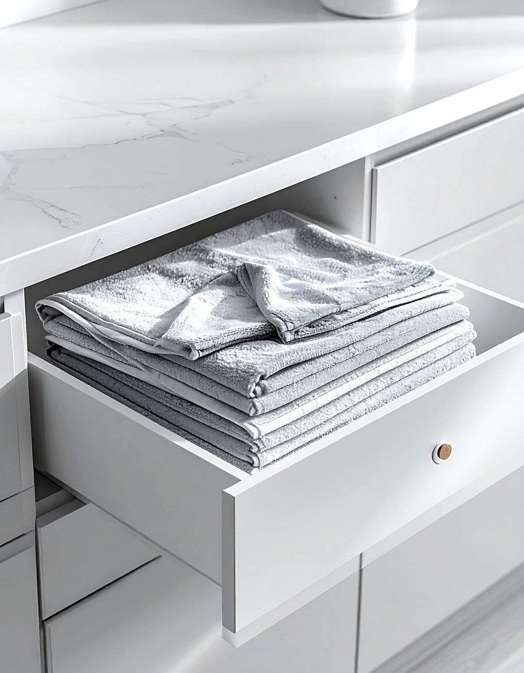 Cleaning Cloth Drawer - 30 dining room drawer organization ideas