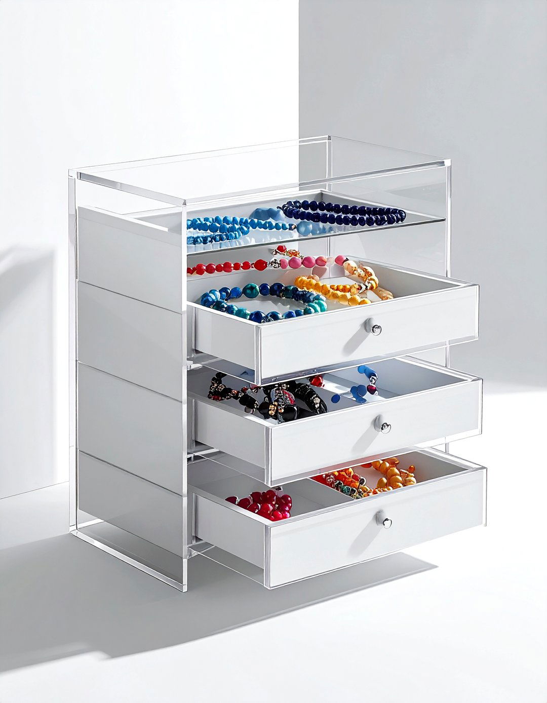 Clear Acrylic Jewelry Box - 30 jewelry box ideas