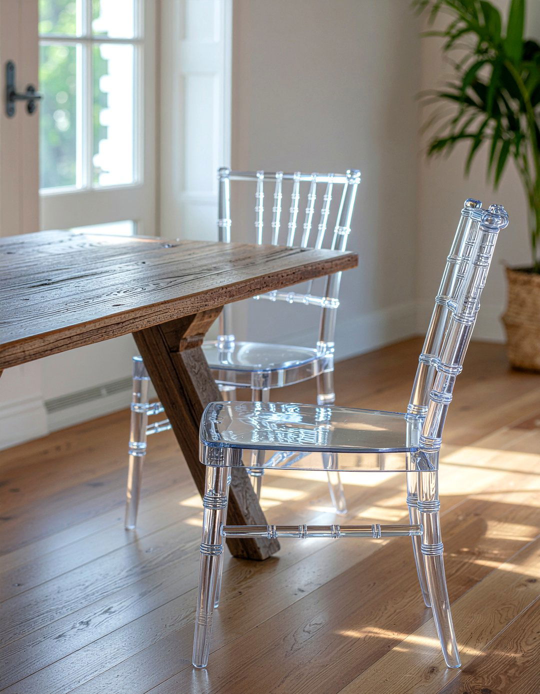 Clear Ghost Chair - 30 acrylic dining chair ideas