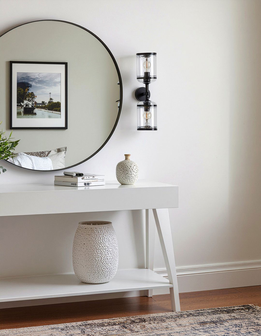 Clear Glass Sconce - 30 bedroom vanity lights