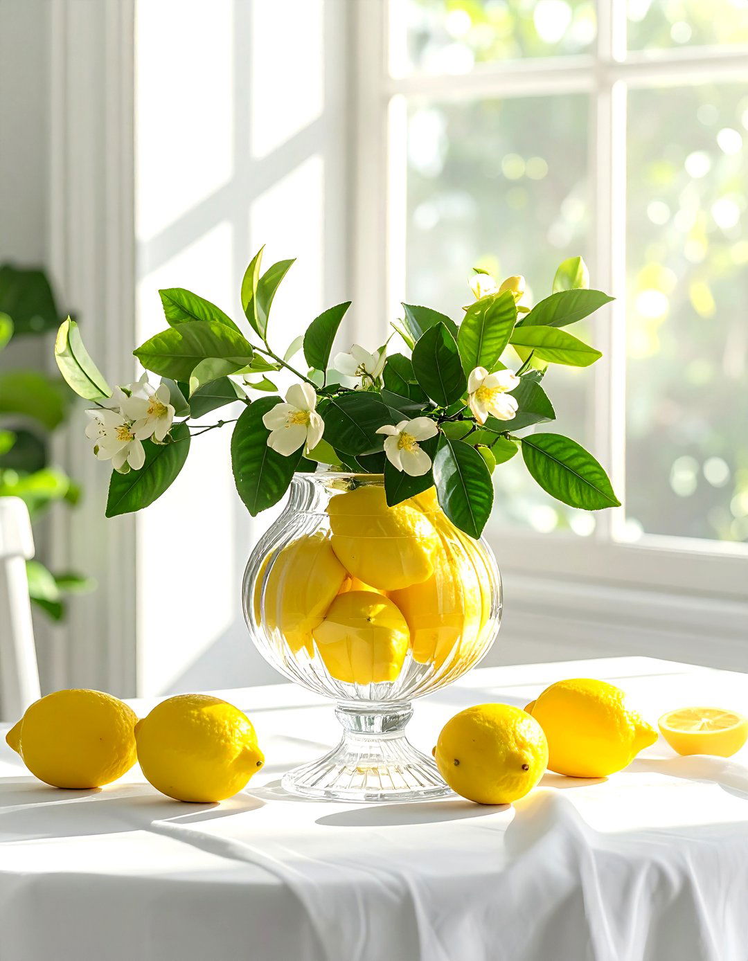 Clear Glass Urn - 30 vase styling ideas