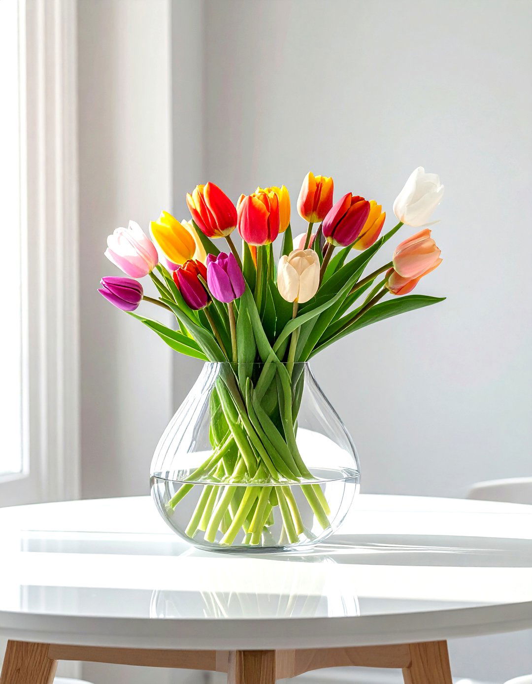 Clear Glass Vase - 30 decorative vase ideas