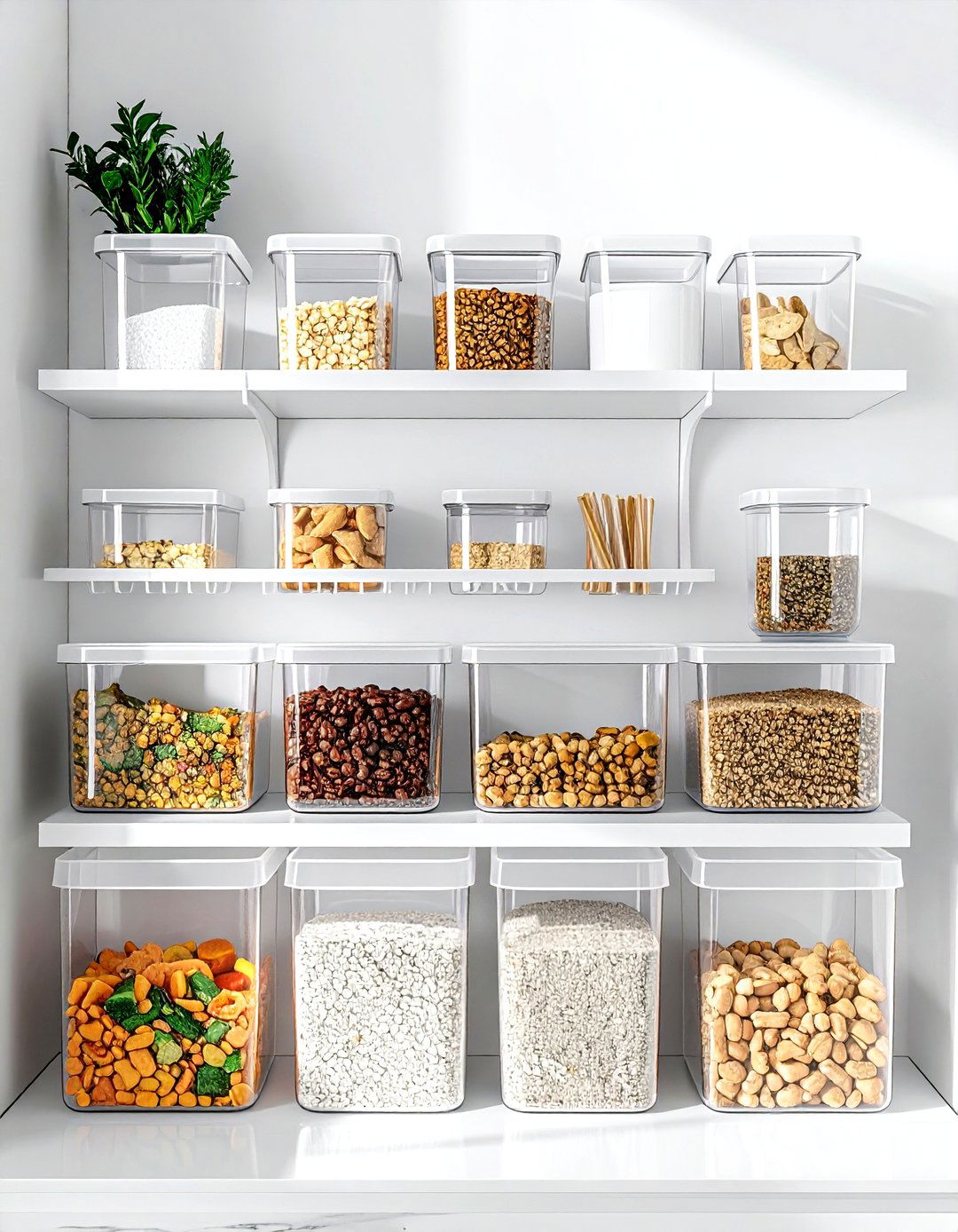 Clear Plastic Storage Bins - 30 kitchen closet organization