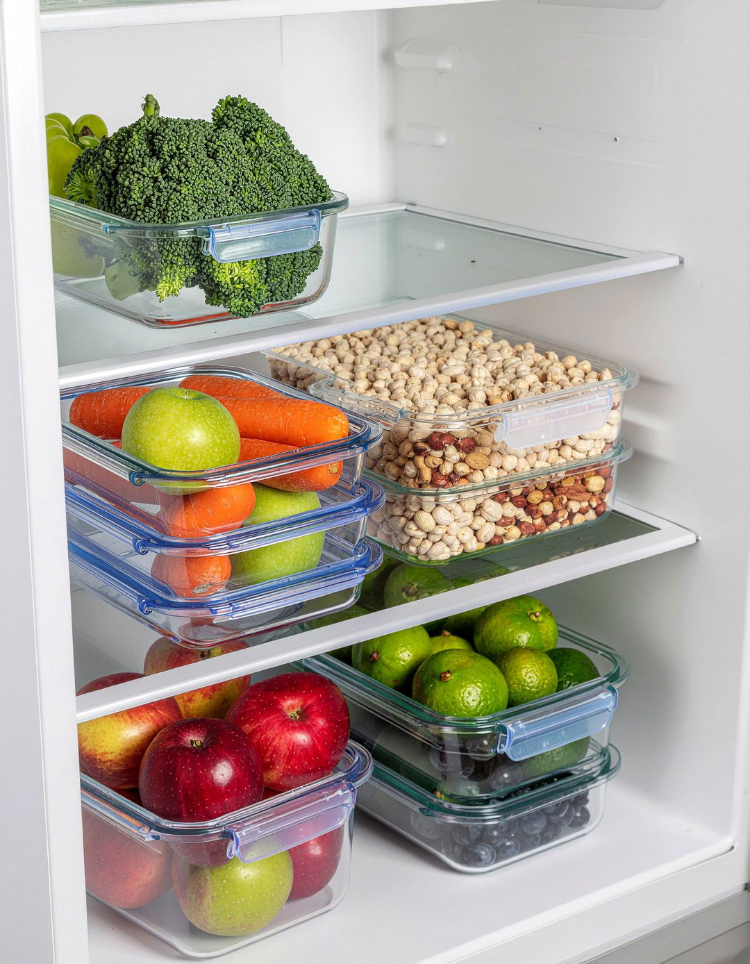 Clear Plastic Storage Bins - 30 kitchen organization ideas