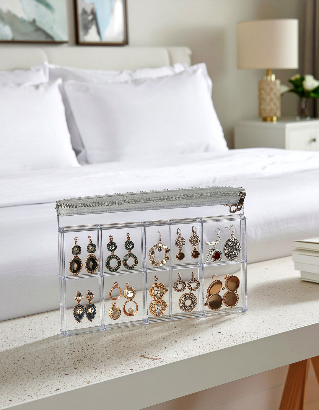 Clear Vinyl Pocket Accessory Bag - 30 bedroom over door organizers