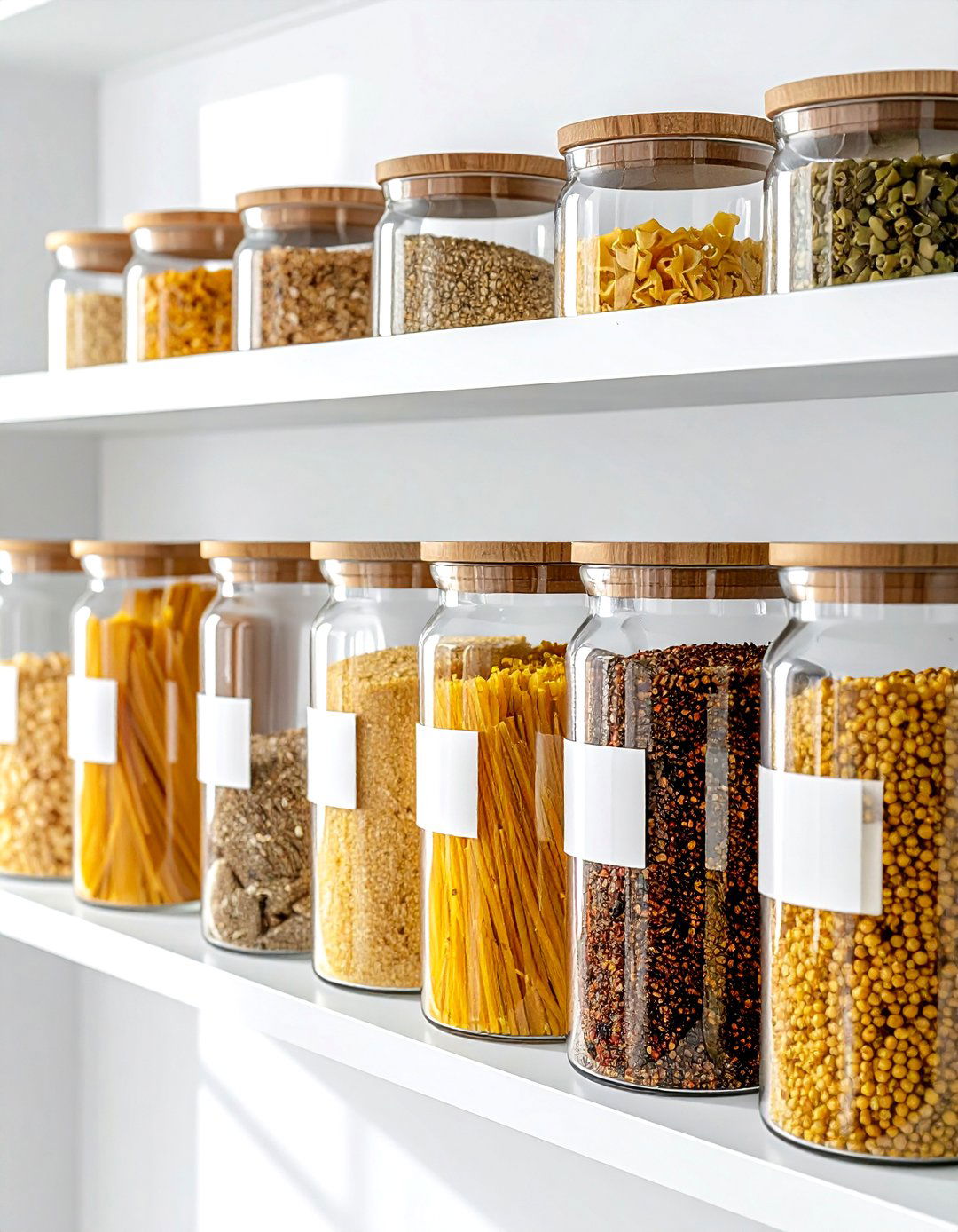 Clear pantry containers - 30 reach-in pantry kitchen ideas