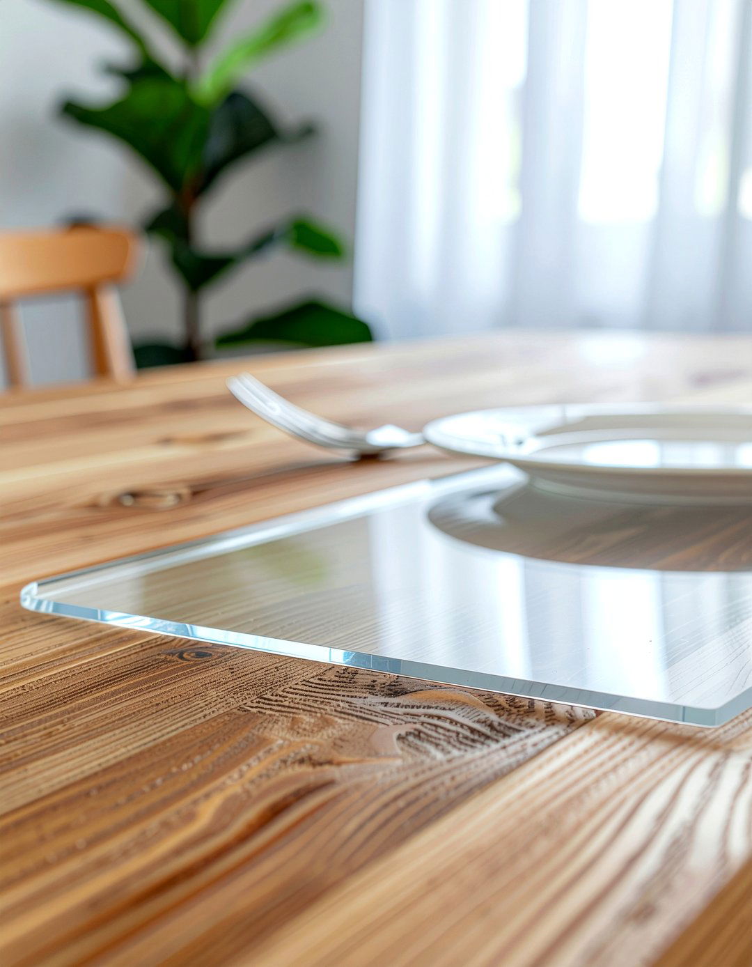 Clear plastic placemat - 30 placemat dining ideas