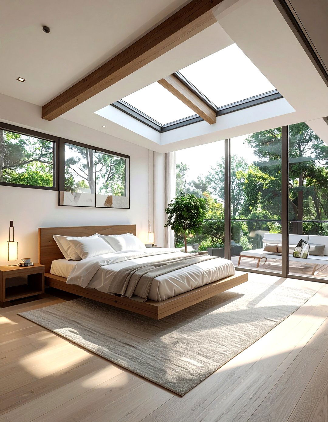 Clerestory Window Bedroom - 30 bedroom natural lighting ideas
