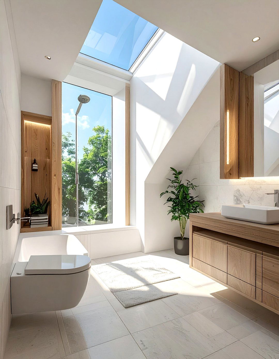 Clerestory Window - 30 airy bathroom ideas