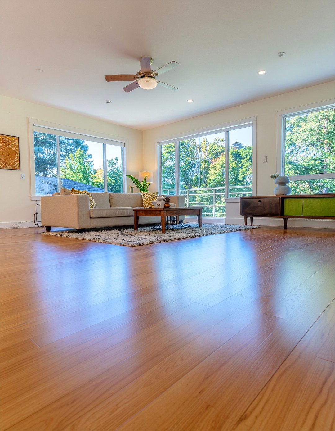 Click lock bamboo flooring - 30 living room bamboo flooring ideas