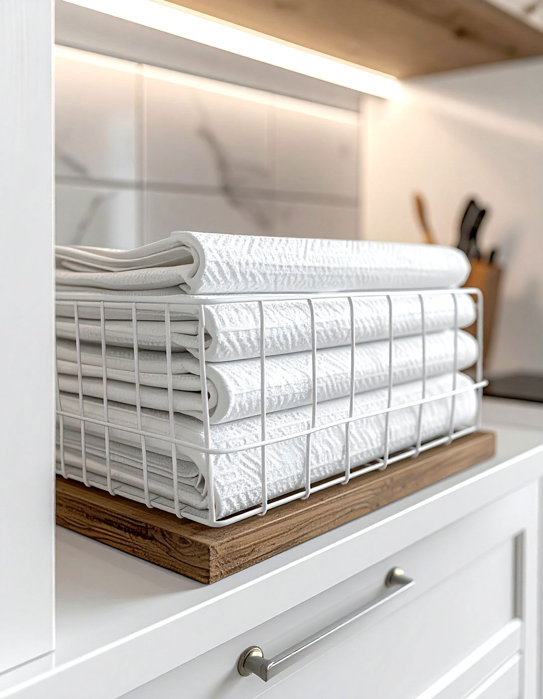 Clip On Shelf Basket - 30 removable kitchen ideas