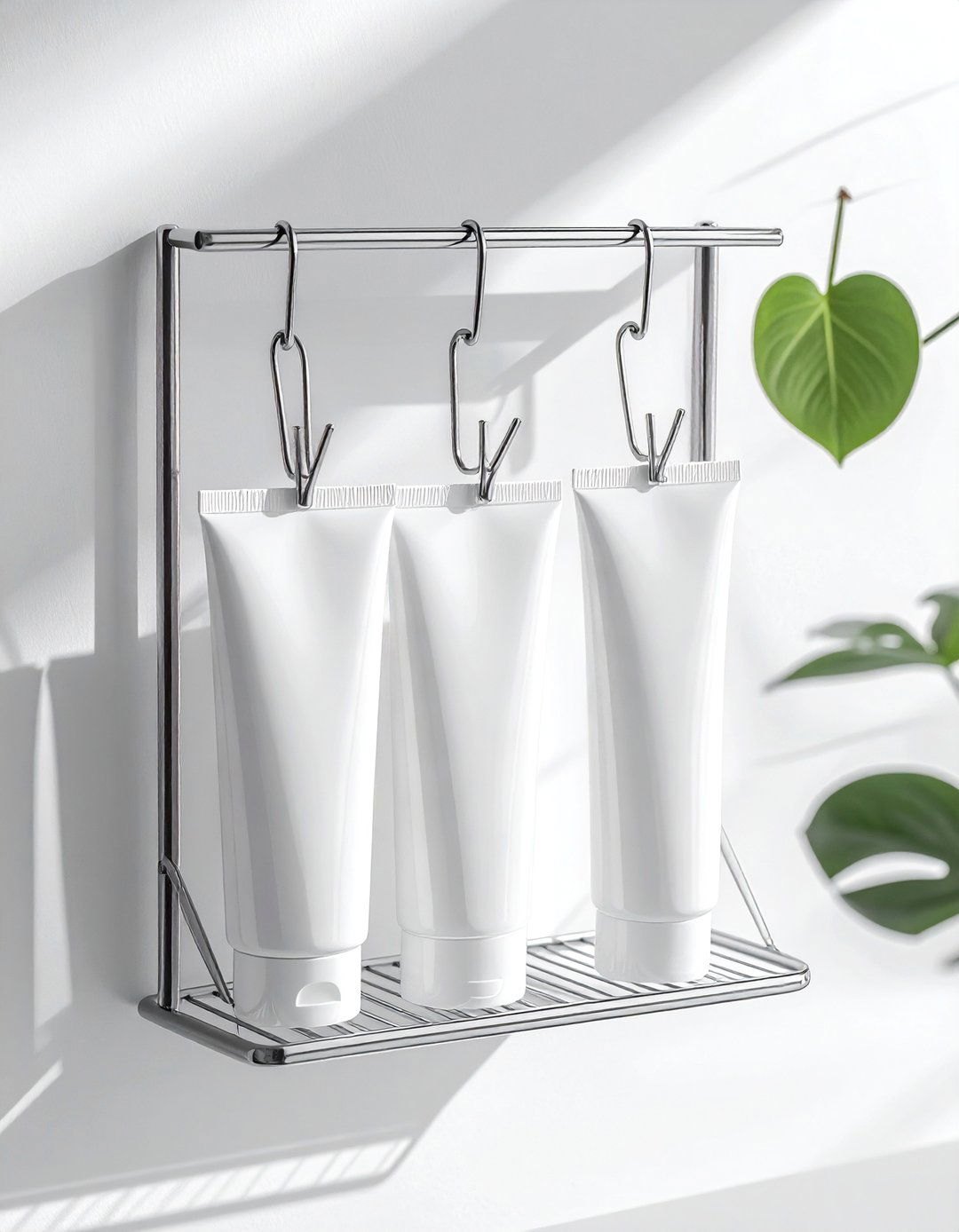 Clip hanger organizer - 30 bathroom storage hacks